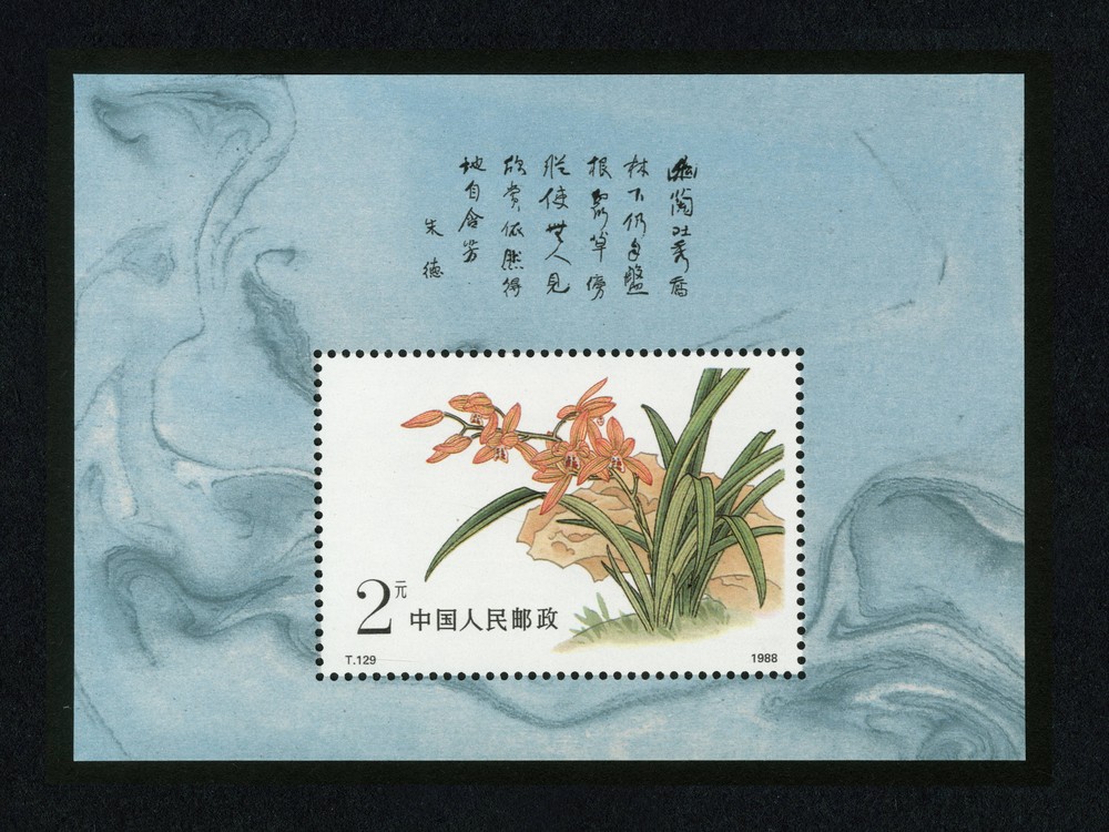 中国兰花(小型张)