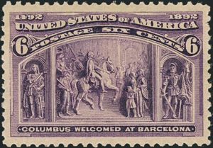 Columbus Welcomed at Barcelona