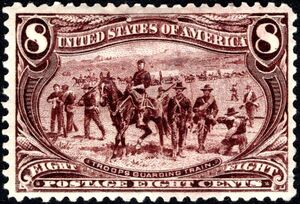 Troops Guarding Wagon Train, Horse (Equus ferus caballus)