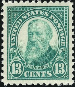 Benjamin Harrison (1833-1901), 23rd President of the USA