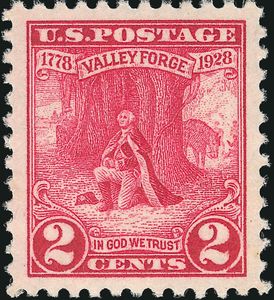 George Washington praying at Valley Forge (1866)