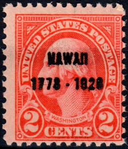 George Washington, overprinted