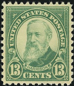 Benjamin Harrison (1833-1901), 23rd President of the U.S.A.