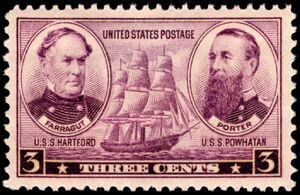 Farragut, Porter and USS "Hartford" (steam frigate)