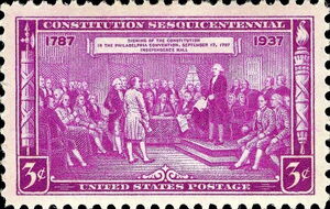 150th Anniversary of US Constitution
