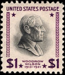 Woodrow Wilson (1856-1924), 28th President of the U.S.A.
