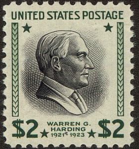 Warren G. Harding (1865-1923), 29th President of the U.S.A.