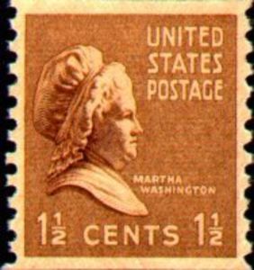 Martha Washington (1731-1802), Former First Lady of the USA