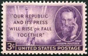 Birth Centenary of Joseph Pulitzer (1847-1911)