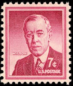 Woodrow Wilson (1856-1924), 28th President of the U.S.A.
