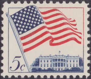 Flag over White House
