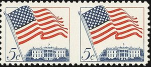Flag over White House