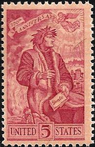Dante Alighieri (1265-1321), 700th Birth Anniversary
