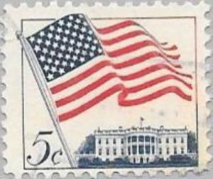 Flag over White House