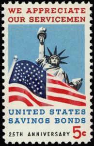 Statue of Liberty and US Flag