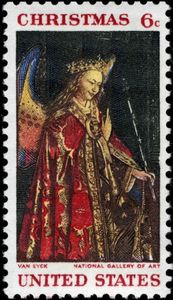 "The Annunciation" (detail) (Jan van Eyck)