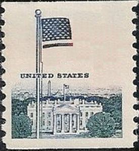 Flag and White House
