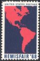 Map of the Americas