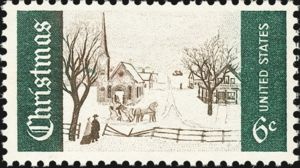 "Winter Sunday in Norway, Maine" (unknown artist)