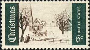 "Winter Sunday in Norway, Maine" (unknown artist)