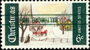 "Winter Sunday in Norway, Maine" (unknown artist)