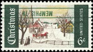 "Winter Sunday in Norway, Maine" (unknown artist)
