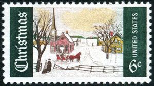 "Winter Sunday in Norway, Maine" (unknown artist)