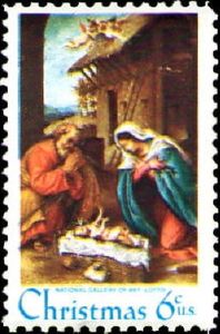 "The Nativity" (Lorenzo Lotto)