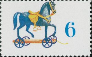 Toy Horse on Wheels