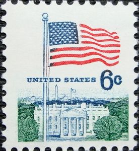 Flag and White House