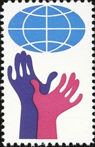 Hands Reaching for "CARE"