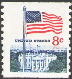 Flag and White House