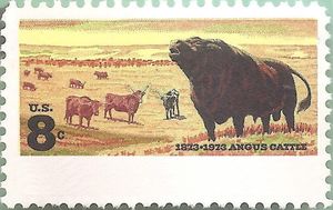 Centenary of Introduction of Aberdeen Angus cattle into US