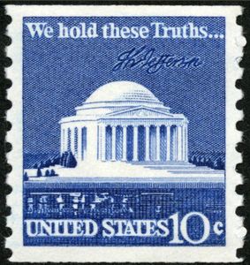 Jefferson Memorial and Signature