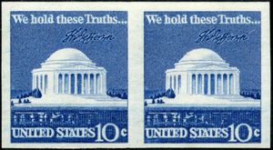Jefferson Memorial and Signature