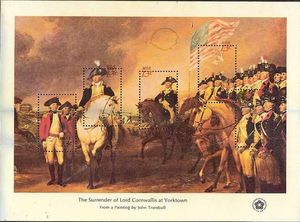 Surrender of Cornwallis at Yorktown, by John Trumbull