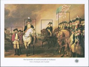 Surrender of Cornwallis at Yorktown, by John Trumbull