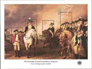 Surrender of Cornwallis at Yorktown, by John Trumbull