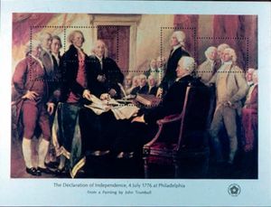 Declaration of Independence, by John Trumbull