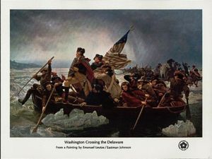 Washington Crossing the Delaware, by Leutze & E. Johnson