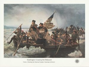 Washington Crossing the Delaware, by Leutze & E. Johnson