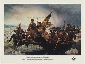 Washington Crossing the Delaware, by Leutze & E. Johnson