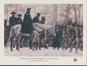 Washington Reviewing His Army at Valley Forge, by Trego