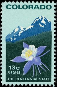 Columbine and Rocky Mountains