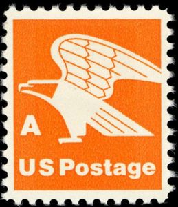 Eagle, emblem of the US-Post