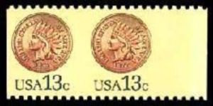 Indian Head Penny, 1877 Pair