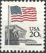 Flag Over Supreme Court, by Dean Ellis