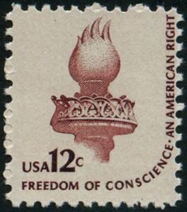 Freedom of conscience - Torch of the Statue of Liberty