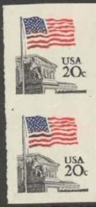 Flag over Supreme Court, by Dean Ellis