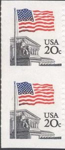 Flag over Supreme Court, by Dean Ellis
